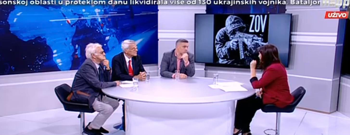 EMISIJA "AKTUELNOSTI" NA TV "HAPPY": "Nato i njihovi eksponenti ne prezaju od upotrebe zabranjenog oružja