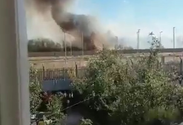 Požar u blizini londonskog aerodroma "Hitrou"