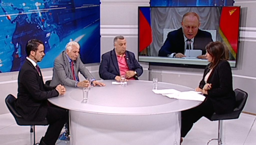 „Sankcije kojima je Moskva uzvratila pogađaju Zapad! Bugarska vlada je pala, britanska vlada je pred kolapsom, protesti u Holandiji, u Italiji…“ u emisiji „AKTUELNOSTI“ na TV HAPPY!