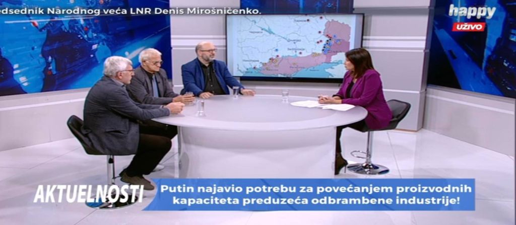 „AKTUELNOSTI“ NA TELEVIZIJI HAPPY: „Plan je bio da Rusija nestane, da se rasparča, da ruska opozicija napada na rusku državu!“