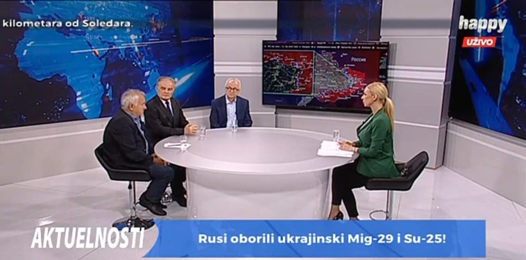 EMISIJA „AKTUELNOSTI“ NA TELEVIZIJI „HAPPY“: „Najveći stepen naprezanja podnose žitelji Donbasa i Krima, onih teritorija koje su se ocepile od Ukrajine, to stanovništvo je gotovo!“