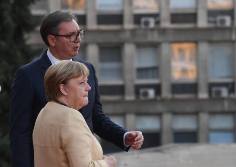 Merkel završava posetu Beogradu