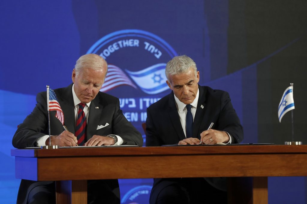 NOVE PRETNJE ZA IRAN Američki predsednik Džozef Bajden i izraelski premijer Jair Lapid potpisali su Jerusalimsku deklaraciju!