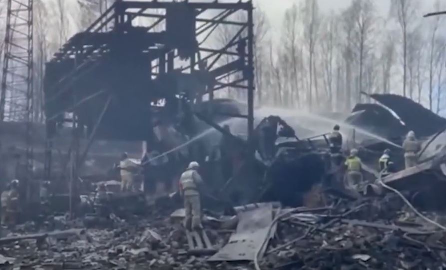 RUSKE SNAGE POGODILE TERMOELEKTRANU: Požar u Burštinu
