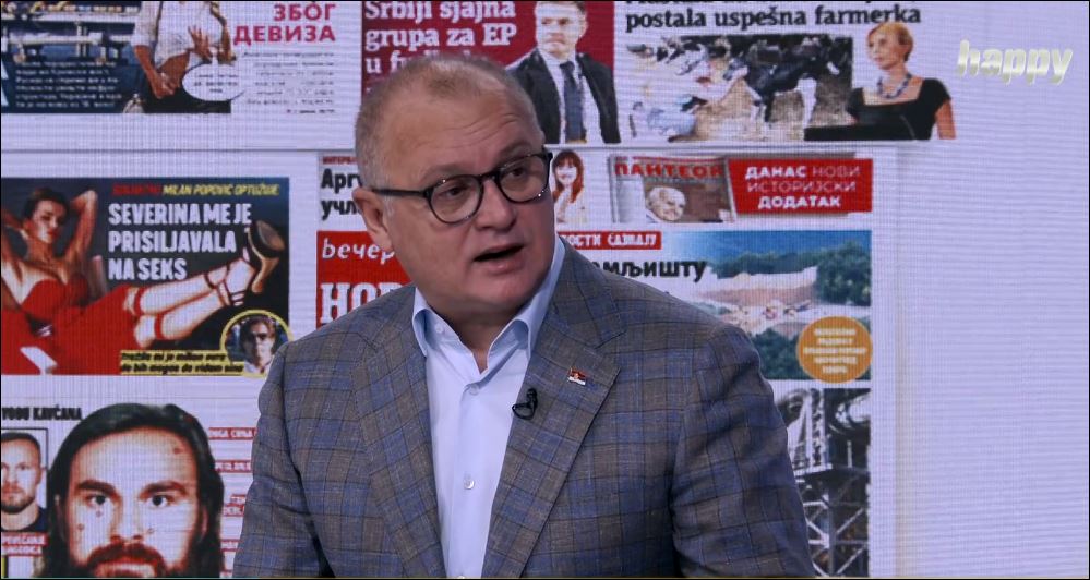 GORAN VESIĆ NA HAPPY TELEVIZIJI: Plenković je napao Vučića jer je predsednikova želja bila da poseti Jasenovac i položi cveće!