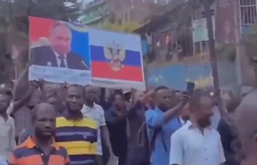 NEOČEKIVANA PODRŠKA Građani Konga stali uz predsednika Rusije: "Putine dođi