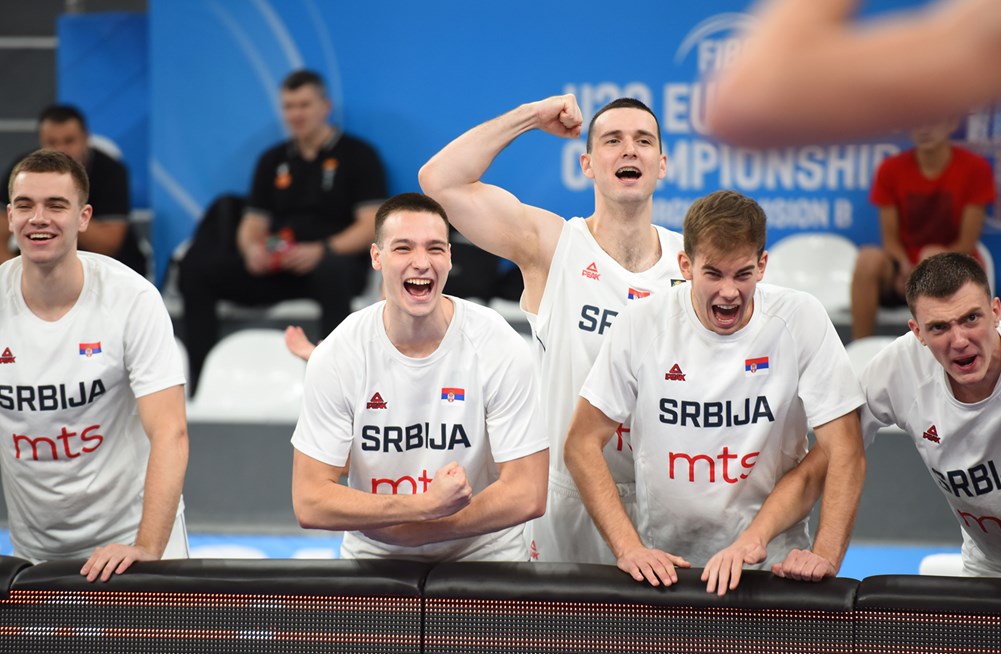 SEDAM UTAKMICA, SEDAM POBEDA Košarkaška reprezentacija Srbije za igrače do 20 godina osvojila je Evropsko prvenstvo B divizije!