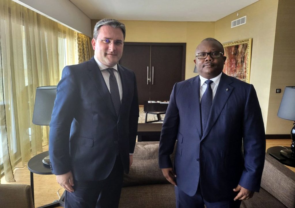 Ministar spoljnih poslova Nikola Selaković sastao se sa predsednikom Gvineje Bisao Umarom Sisokom Embalom!