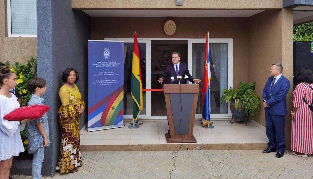 Svečano je otvorena Ambasada Srbije u Gani, ministar Selaković poručio je da će ona doprineti razvoju bilateralnih odnosa dve zemlje!
