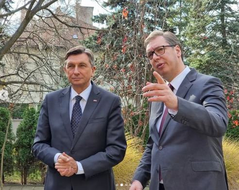 PAHOR U POSETI BEOGRADU: Vučić sa predsednikom Slovenije u 15 časova u sklopu priprema za predstojeći samit Procesa Brdo-Brioni