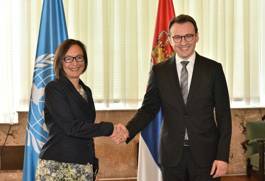 Petar Petković razgovarao je sa predstavnicom Generalnog sekretara UN Mari Jamašitom o dijalogu Beograda i Prištine!