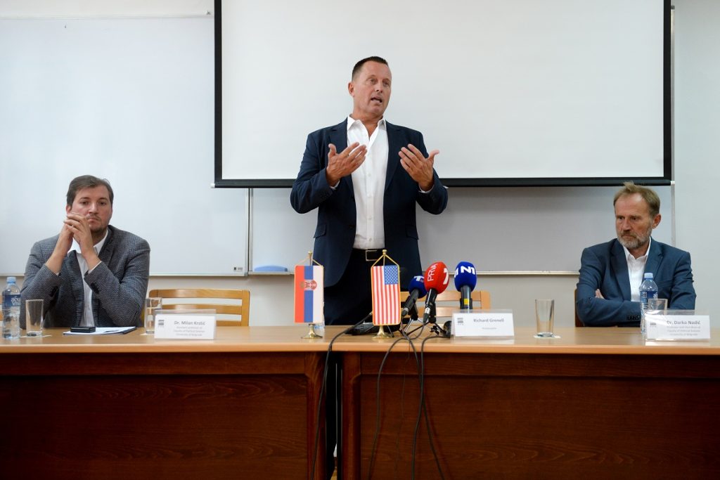 Ričard Grenel održao je predavanje na temu „Amerika, Balkan i Evropa“ na beogradskom Fakultetu političkih nauka, EVO ŠTA JE SVE REKAO!