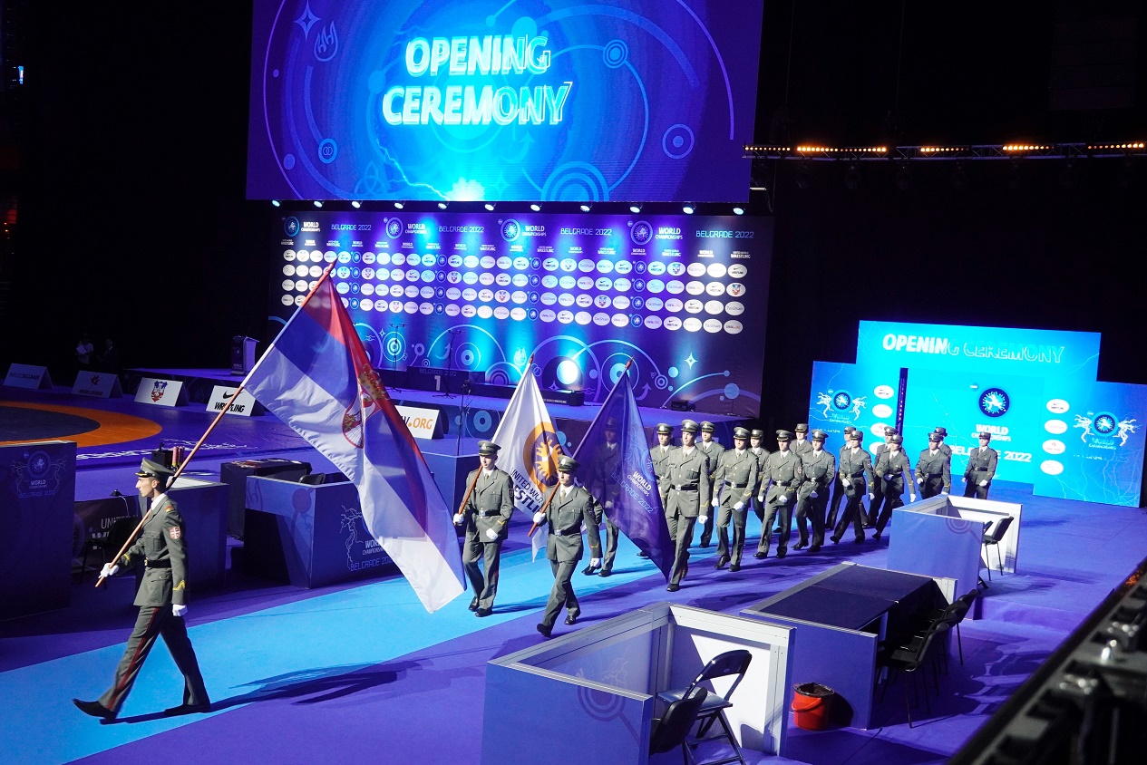 Svetsko prvenstvo u rvanju za muškarce svečano je otvoreno u beogradskoj areni! (FOTO)