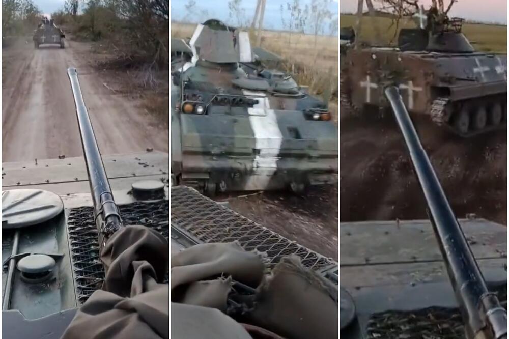 SLOVENAČKI BVP M-80 U RUKAMA UKRAJINACA SNIMLJENI KOD HERSONA: Borbena vozila i dalje nisu uništena! (VIDEO)