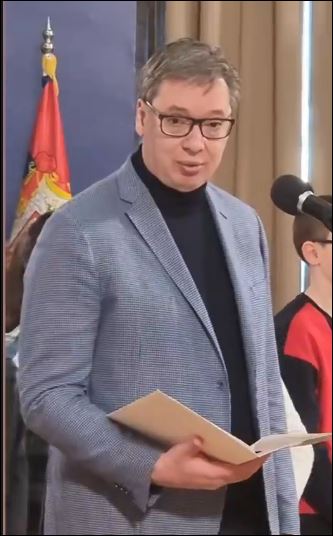 Predsednik Republike Srbije Aleksandar Vučić primio je srpsku decu iz regiona:  Ovo je danas moj najlepši poklon! (VIDEO)