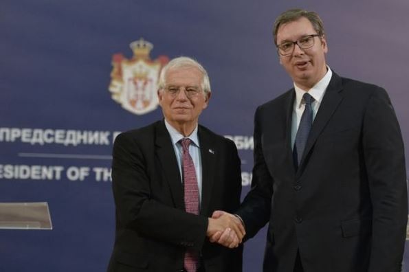 Borelj čestitao pobedu Aleksandru Vučiću na predsedničkim izborima (FOTO)