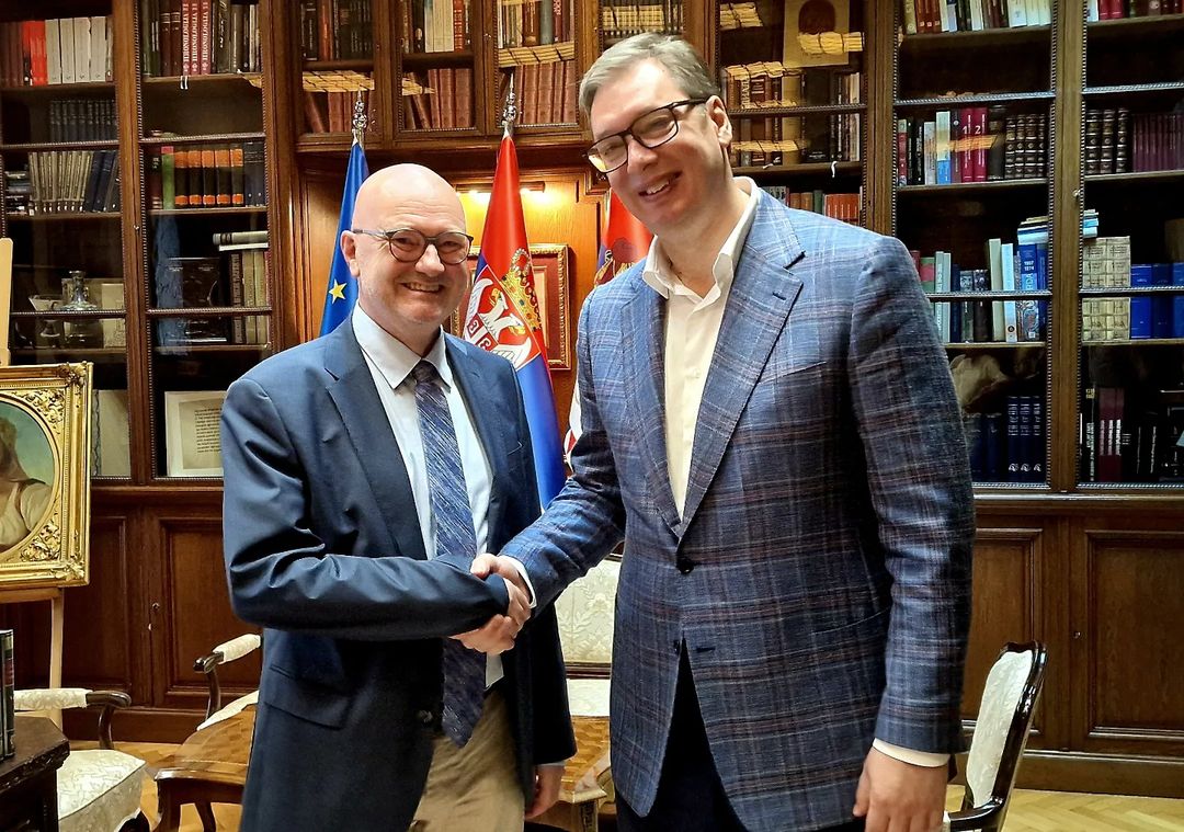 VUČIĆ PRIMIO U OPROŠTAJNU POSETU DIREKTORA FONDACIJE "KONRAD ADENAUER": "Hvala dragom prijatelju na podršci i razumevanju!" (FOTO)