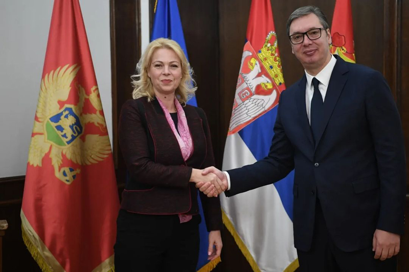 VUČIĆ SE SASTAO SA DANIJELOM ĐUROVIĆ: "Nastavićemo da jačamo prijateljske veze" (FOTO)