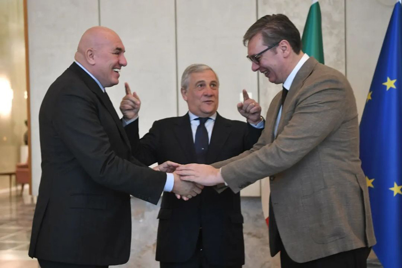PREDSEDNIK VUČIĆ ZAHVALAN ITALIJANSKIM MINISTRIMA NA POSETI: "Sa novom italijanskom vladom nastavak dobrih i prijateljskih odnosa" (FOTO)