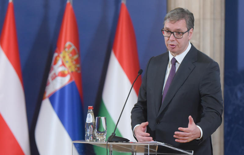 Predsednik Vučić zahvalan Austriji i Mađarskoj na podršci: Pristupanje EU biće vrlo komplikovan proces!