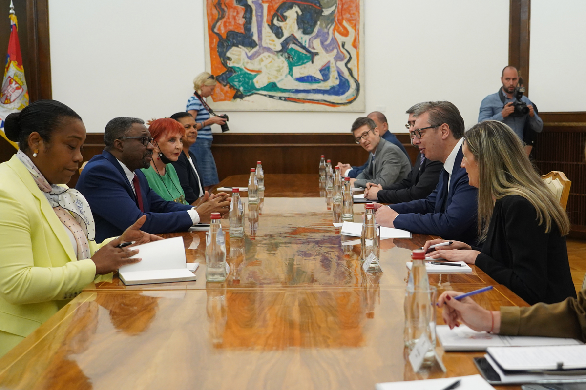 Predsednik Vučić poželeo dobrodošlicu premijeru Demokratske Republike Sao Tome i Principe (FOTO)