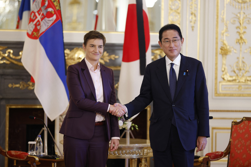 BRNABIĆ SA PREMIJEROM KIŠIDOM : Odnosi Srbije i Japana tradicionalno dobri i prijateljski