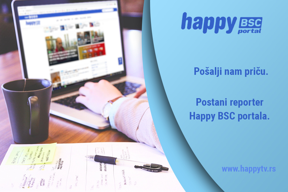 Postanite novinar / reporter portala Happy BSC