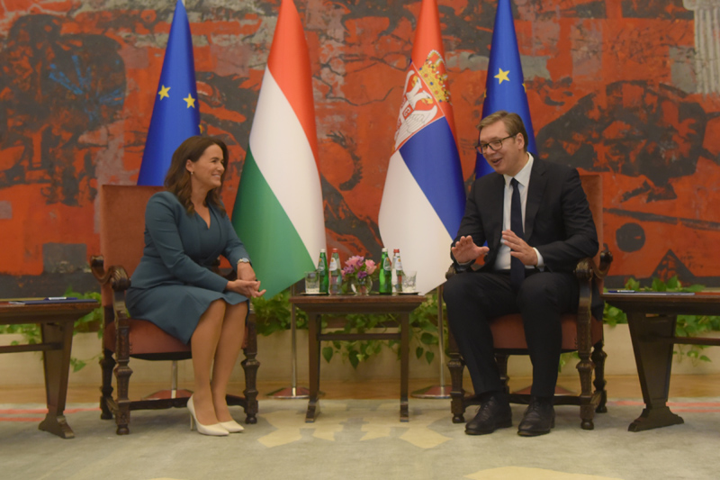 VUČIĆ I KATALIN NOVAK SE OBRAĆAJU JAVNOSTI: Između Srba i Mađara rodilo se iskreno prijateljstvo (VIDEO)