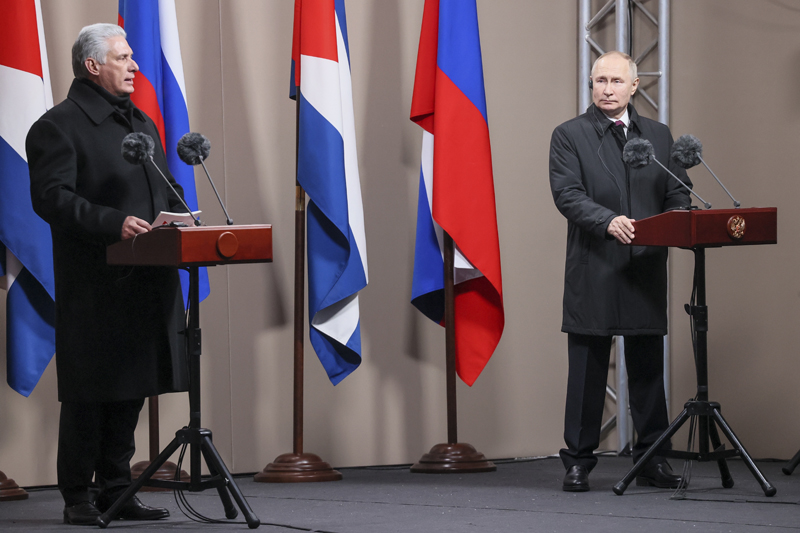 DIJAZ-KANEL STIGAO U MOSKVU: Putin ocenio da Rusija i Kuba treba da jačaju saradnju (FOTO+VIDEO)