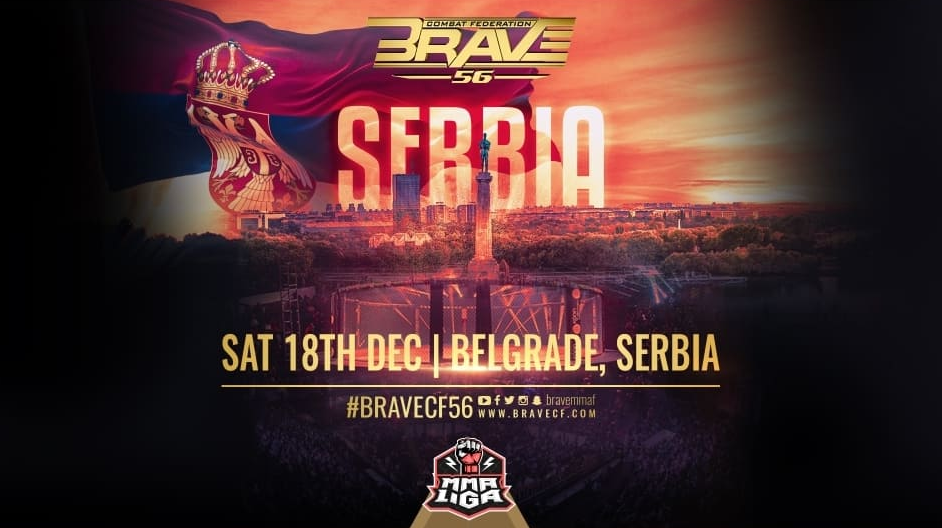 MMA SAVEZ SRBIJE I "BRAVE CF" 18. DECEMBRA DONOSE 9 SJAJNIH MEČEVA I OKRŠAJ 7 SRPSKIH BORACA U OKTAGONU!