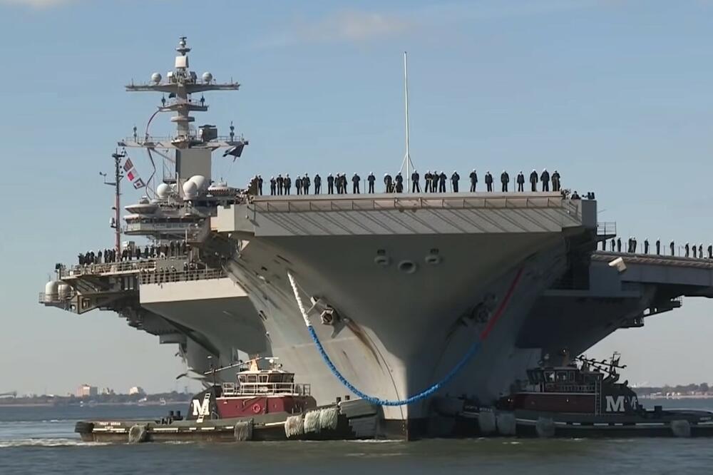 PET NATO NOSAČA AVIONA TRENUTNO U VODAMA MEDITERANA: Među njima i supernosač USS Džerald Ford