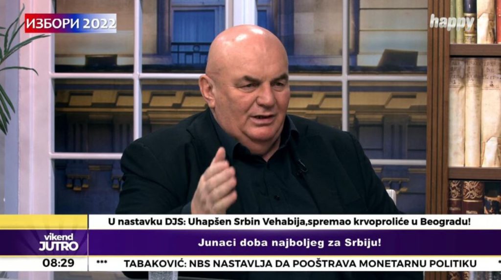 PALMA ZA HAPPY TV: Korist za sve građane je da Aleksandar Vučić bude predsednik Srbije, a Ivica Dačić premijer