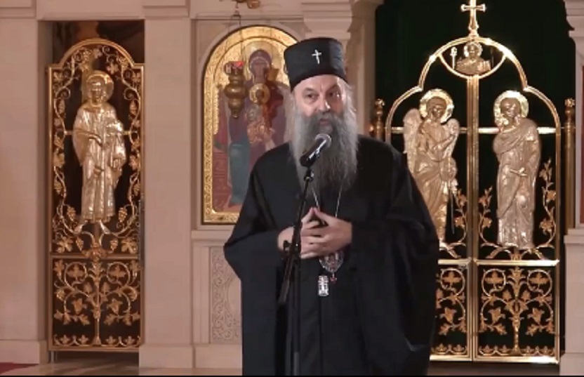 Patrijarh Porfirije služio liturgiju u Medačkom džepu (VIDEO)