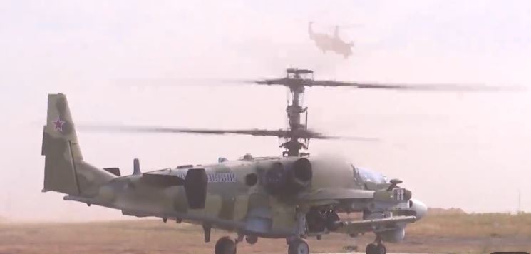 Objavljen snimak borbenih aktivnosti helikoptera Ka-52 "Aligator" (VIDEO)