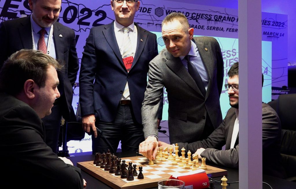 Vulin otvorio takmičenje u okviru FIDE Gran pri šahovskog turnira