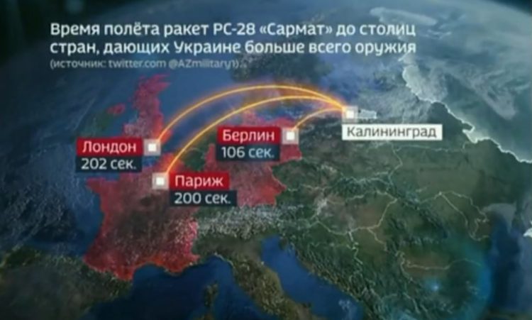 SKANDAL NA RUSKOJ TELEVIZIJI! Ispalimo SATANINOG SINA i za 202 sekunde Britanija više ne postoji, TEŠKE UVREDE izgovorene su u programu (VIDEO)