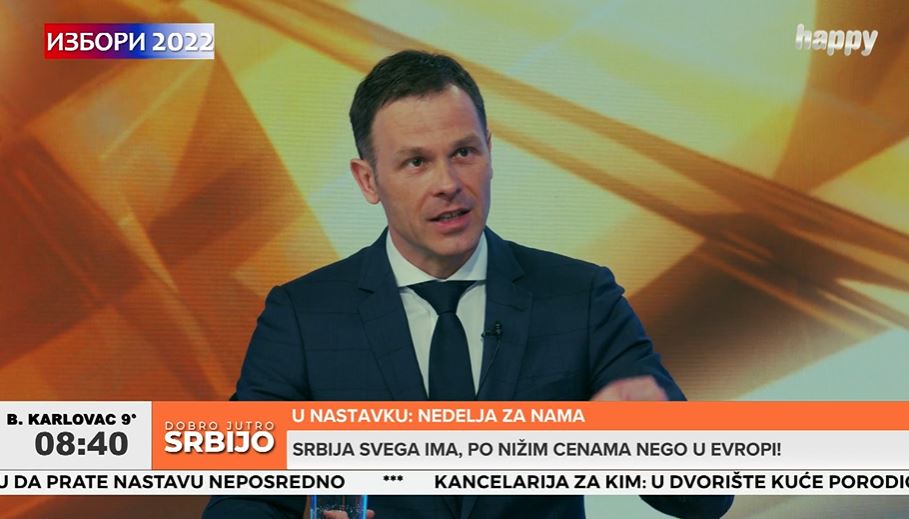 MINISTAR MALI ZA HAPPY TV: Pomažemo regionu, isplaćujemo NOVIH 100 EVRA mladima, gradimo Srbiju – a jedini lider koji može da garantuje MIR i STABILNOST je predsednik VUČIĆ