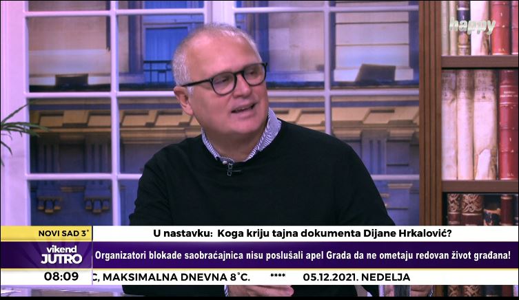 U "VIKEND JUTRU" NA TV HAPPY: Goran Vesić