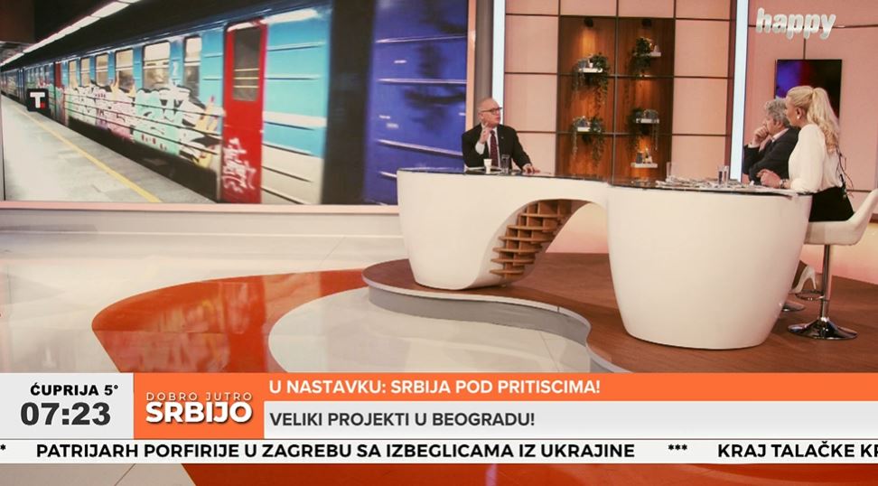 VESIĆ ZA HAPPY TV: Lepe vesti za Beograd, spremni veliki projekti za prestonicu!
