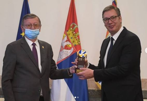 PREDSEDNIK VUČIĆ PRIMIO PREDSTAVNIKE EVROPSKE ODBOJKAŠKE KONFEDERACIJE!