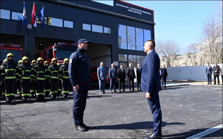 ALEKSANDAR VULIN: Nakon 70 godina Novi Beograd dobio vatrogasnu stanicu