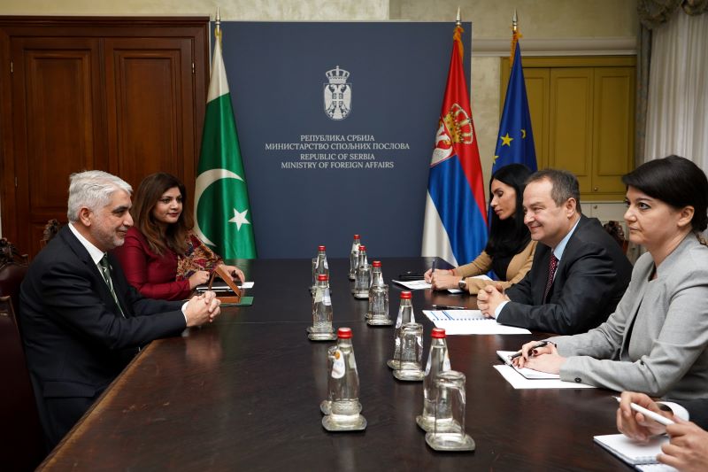OPROŠTAJNA POSETA: Ministar Dačić sastao se sa ambasadorom Pakistana