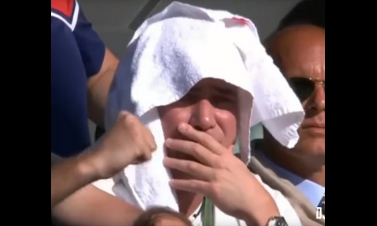 AGASIJEVE MUKE SA VRUĆINOM: Evo šta je nasmejalo Đokovića! Novak je imao i poruku za Štefi Graf! (VIDEO)
