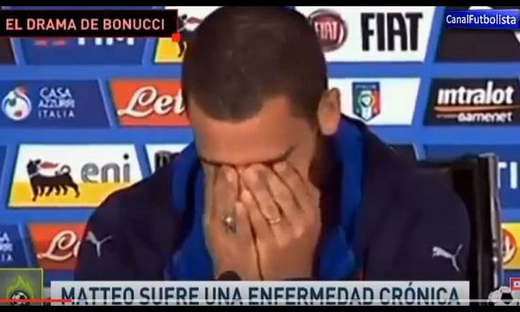 DA VAM SRCE PREPUKNE: Fudbaler Juventusa zaplakao na konferenciji za štampu, dok je pričao o bolesti svog sina! (VIDEO)