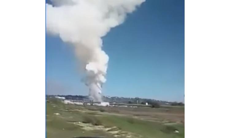 EKSPLOZIJA U OHAJU:  U hemijskom postrojenju došlo do ekspozije a potom i do požara, nema povređenih!