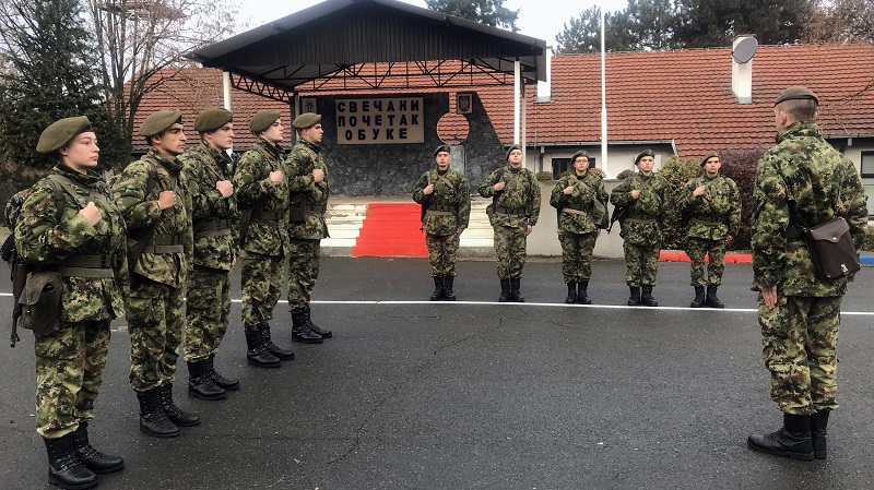 PONOS SRBIJE: Svečani početak obuke vojnika na služenju vojnog roka