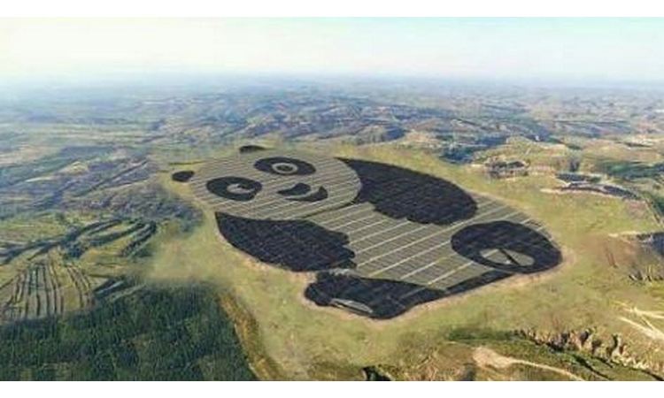 NEODOLJIVO:  U Kini se nalzi solarna elektrana u obliku pande!