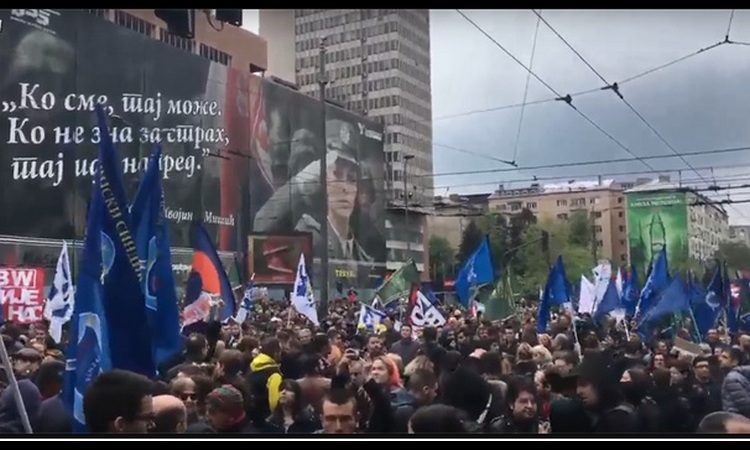 NE ODUSTAJU: Održan još jedan protest u Beogradu!