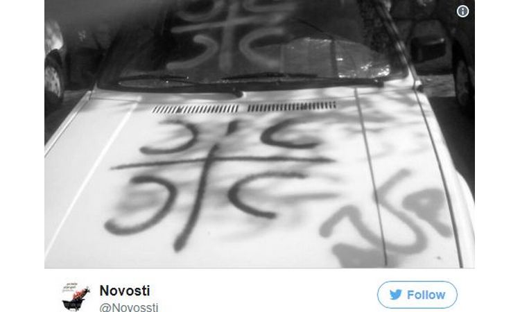 INCIDENT U RIJECI: Išaran automobil srpskog odbornika, uništene mu tablice i staklo!