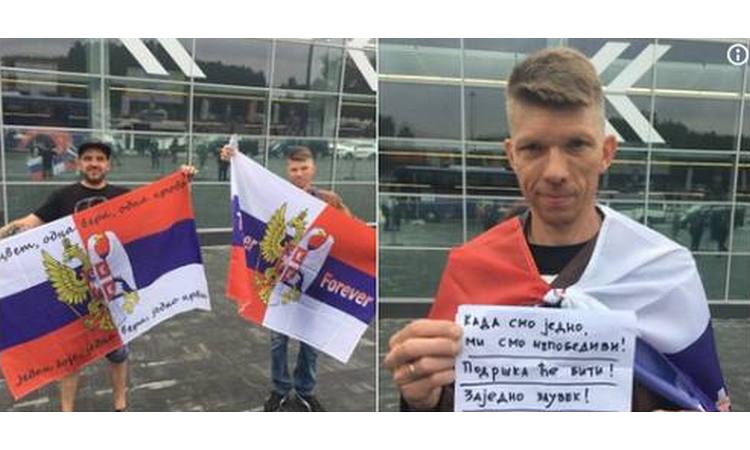 MI SMO NEPOBEDIVI! Ruski navijači priredili spektakularan doček Orlovima! Poruka koju su poslali dira pravo u SRCE!